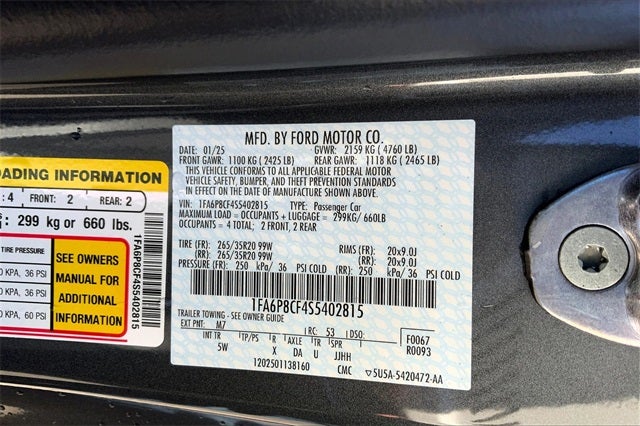 2025 Ford Mustang GT Premium Fastback