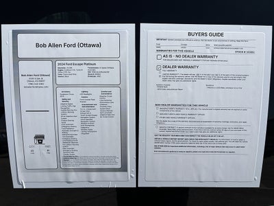 2024 Ford Escape Platinum