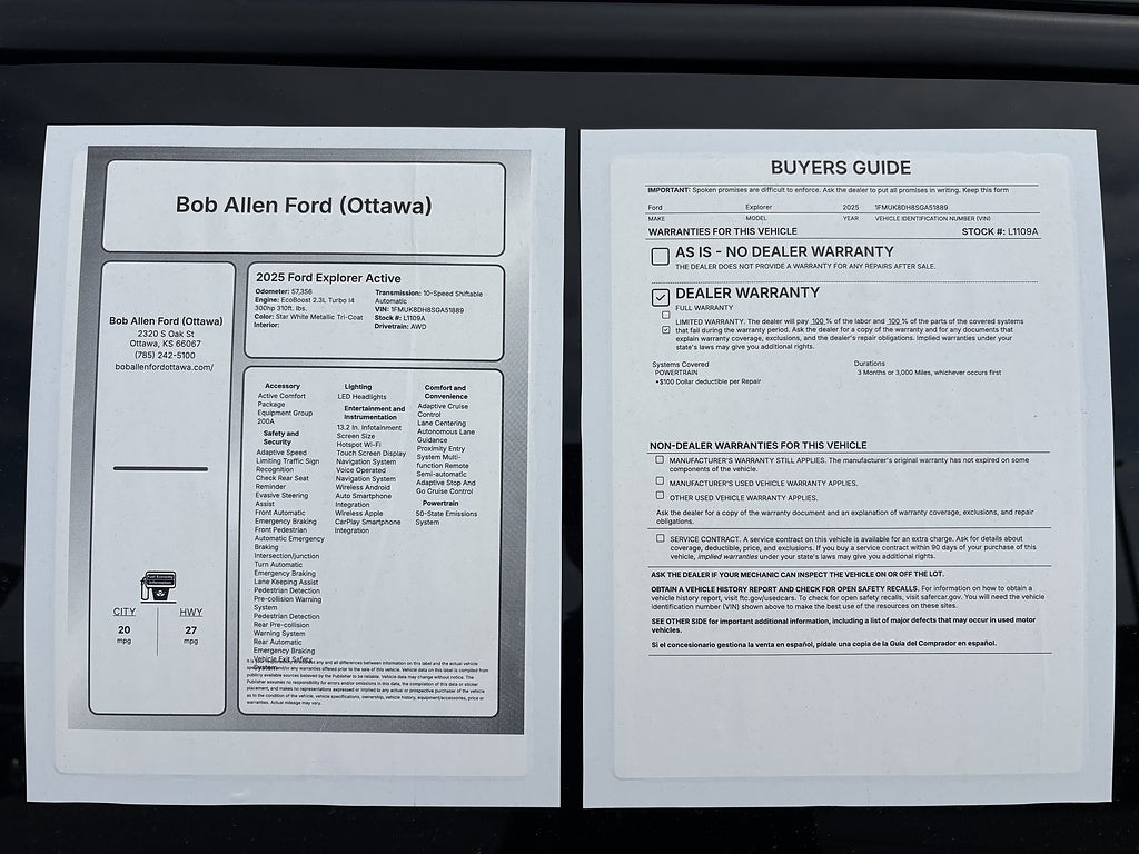 2025 Ford Explorer Active