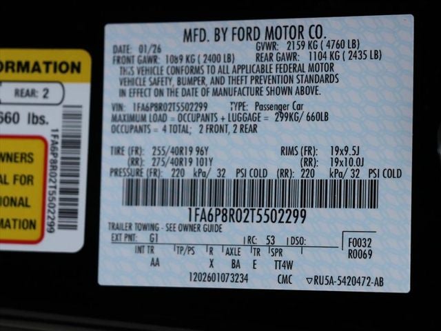 2026 Ford Mustang Dark Horse