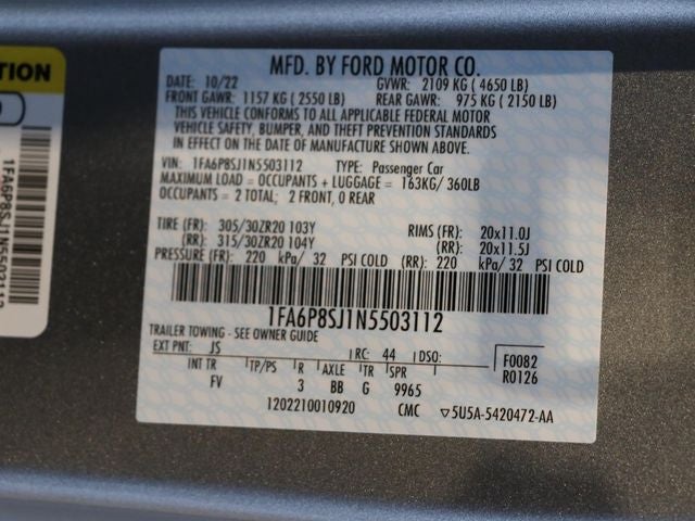 2022 Ford Mustang Shelby GT500