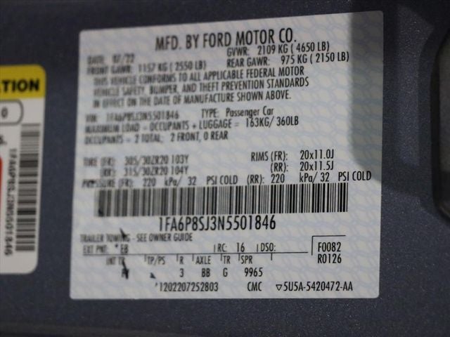 2022 Ford Mustang Shelby GT500