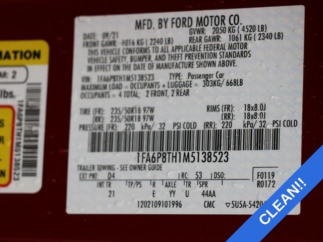 2021 Ford Mustang EcoBoost