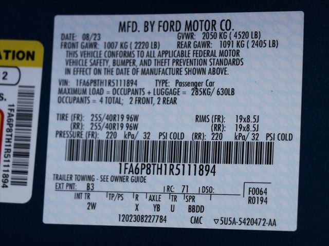 2024 Ford Mustang EcoBoost