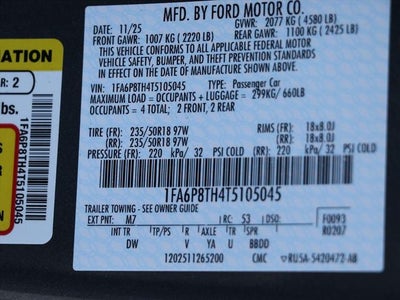 2026 Ford Mustang EcoBoost