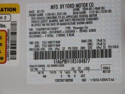 2024 Ford Mustang GT Premium