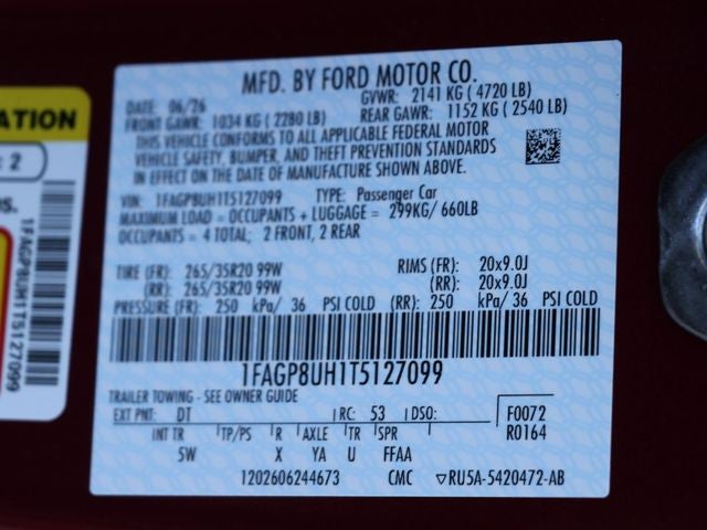 2026 Ford Mustang EcoBoost Premium