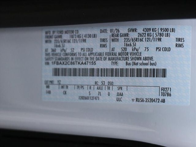 2026 Ford Transit-350 XL