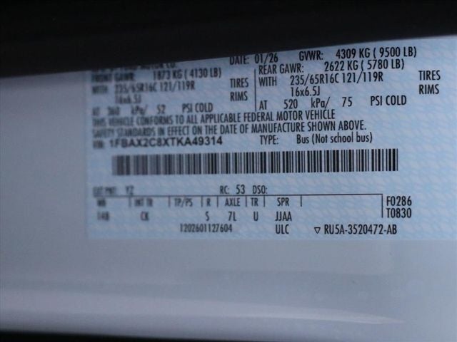 2026 Ford Transit-350 XL