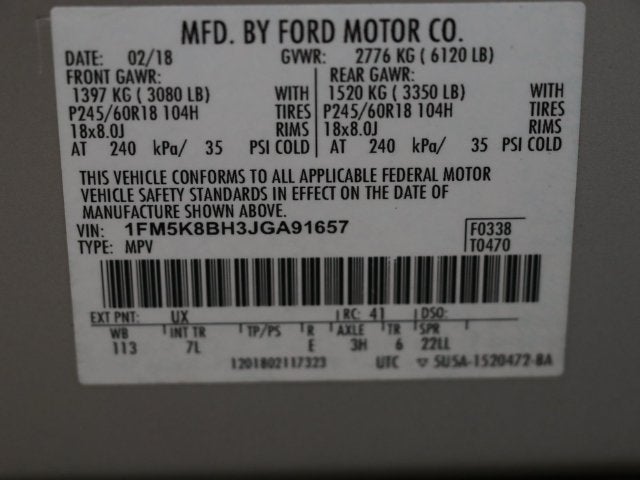 2018 Ford Explorer Base