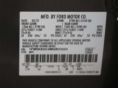 2021 Ford Explorer ST
