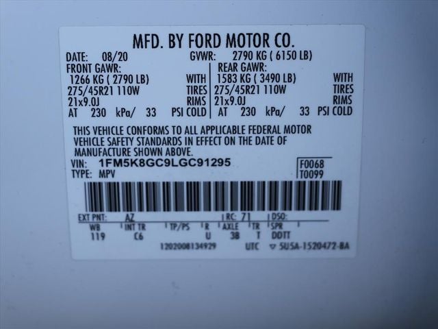 2020 Ford Explorer ST