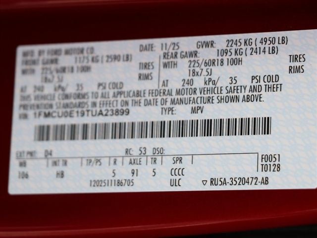 2026 Ford Escape Plug-In Hybrid Base