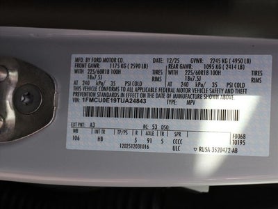 2026 Ford Escape Plug-In Hybrid Base