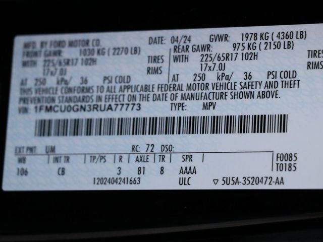 2024 Ford Escape Active