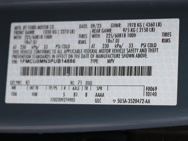 2023 Ford Escape ST-Line