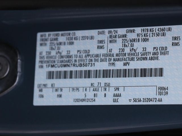 2024 Ford Escape ST-Line