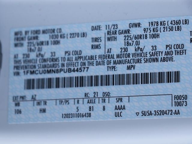 2023 Ford Escape ST-Line