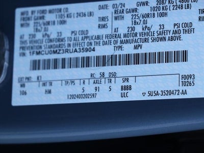 2024 Ford Escape Hybrid ST-Line