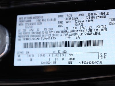 2026 Ford Escape Active