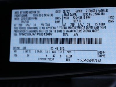 2023 Ford Escape Platinum