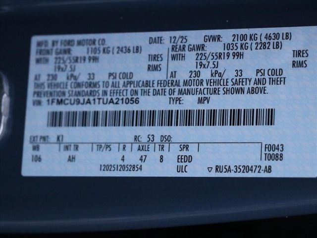 2026 Ford Escape Platinum