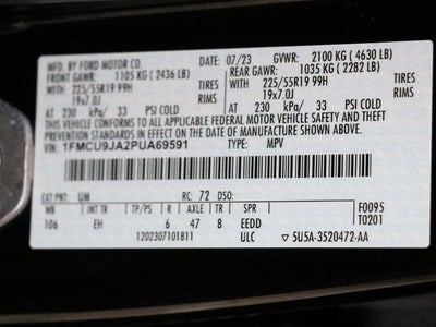 2023 Ford Escape Platinum
