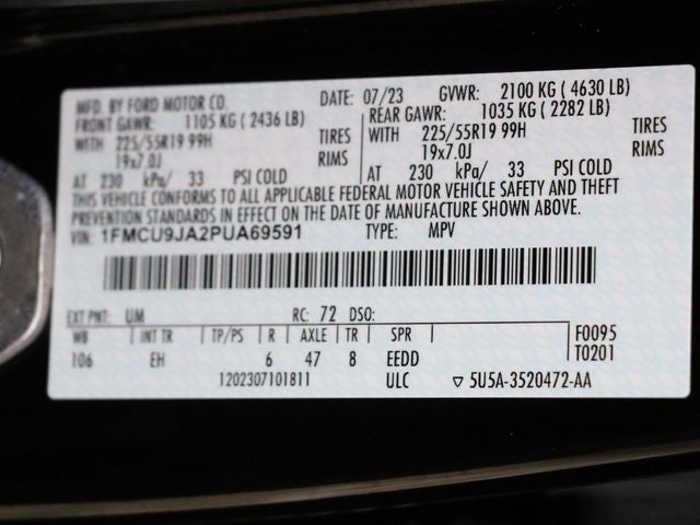 2023 Ford Escape Platinum