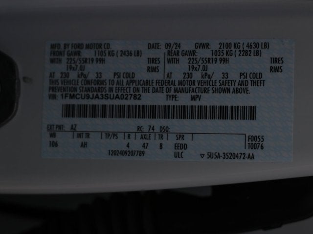2025 Ford Escape Platinum
