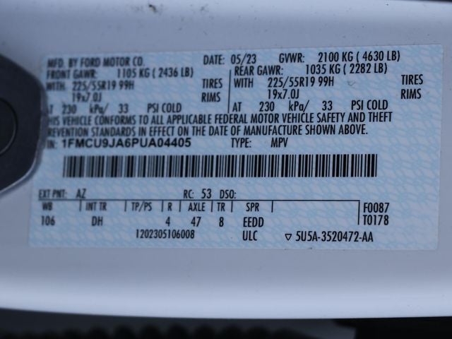 2023 Ford Escape Platinum