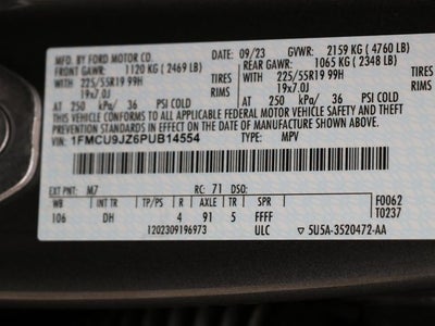 2023 Ford Escape Hybrid Platinum