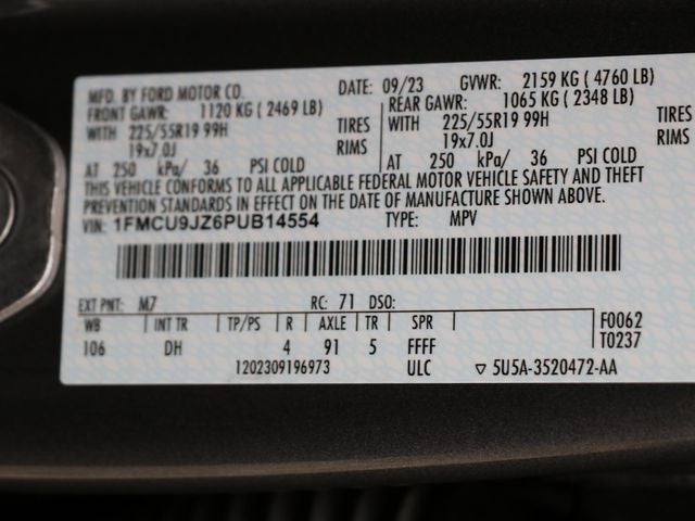 2023 Ford Escape Hybrid Platinum