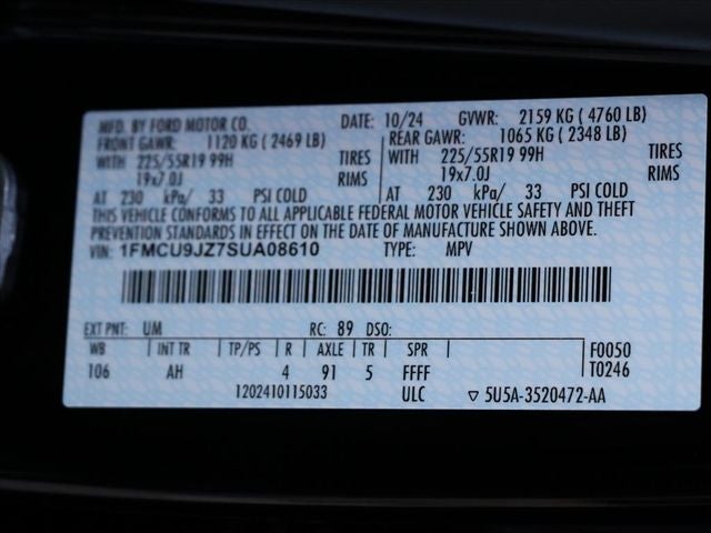 2025 Ford Escape Hybrid Platinum