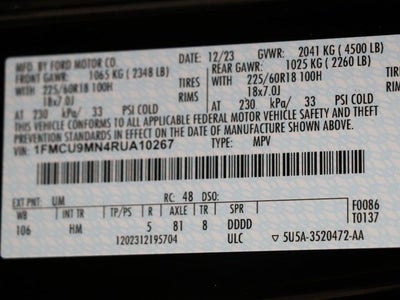 2024 Ford Escape ST-Line
