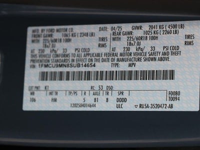 2025 Ford Escape ST-Line