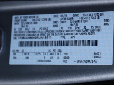 2024 Ford Escape ST-Line