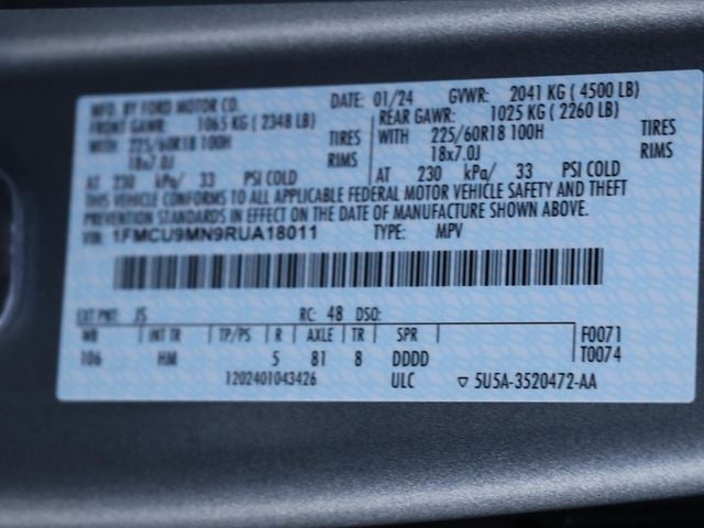 2024 Ford Escape ST-Line