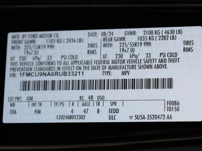 2024 Ford Escape ST-Line Select