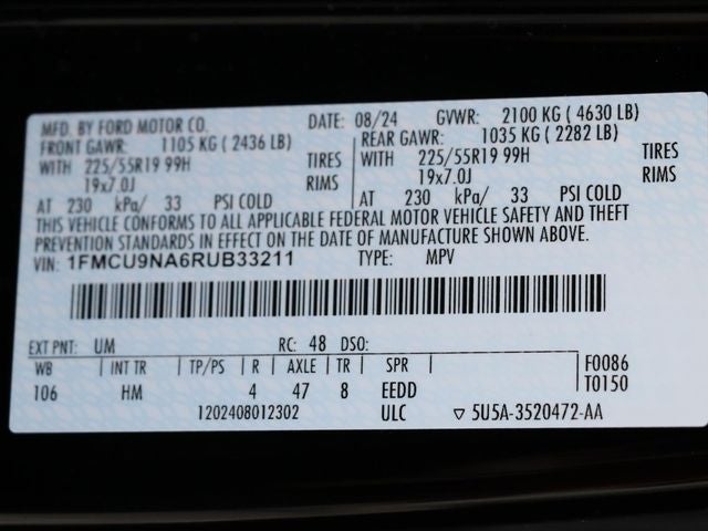 2024 Ford Escape ST-Line Select