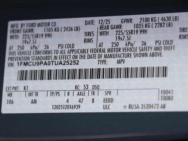 2026 Ford Escape ST-Line Elite