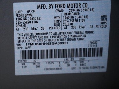 2025 Ford Explorer Platinum