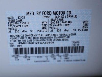 2026 Ford Explorer ST-Line