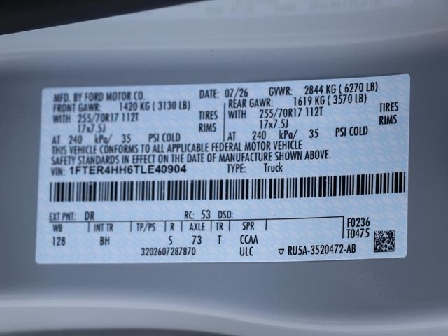 2026 Ford Ranger XLT