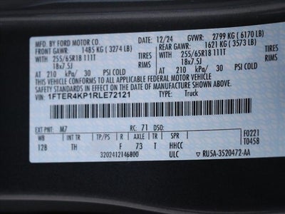 2024 Ford Ranger Lariat