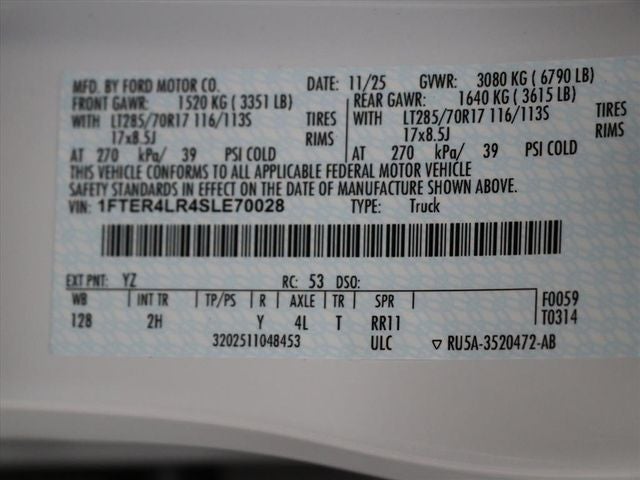 2025 Ford Ranger Raptor