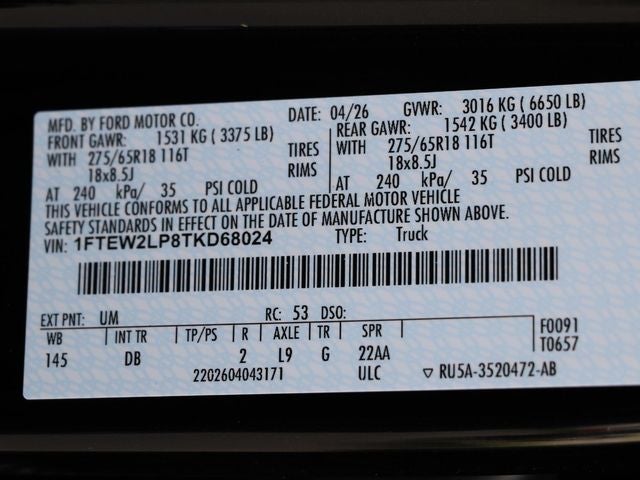 2026 Ford F-150 STX