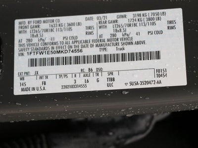 2021 Ford F-150 XLT