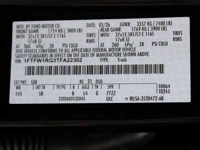 2026 Ford F-150 Raptor