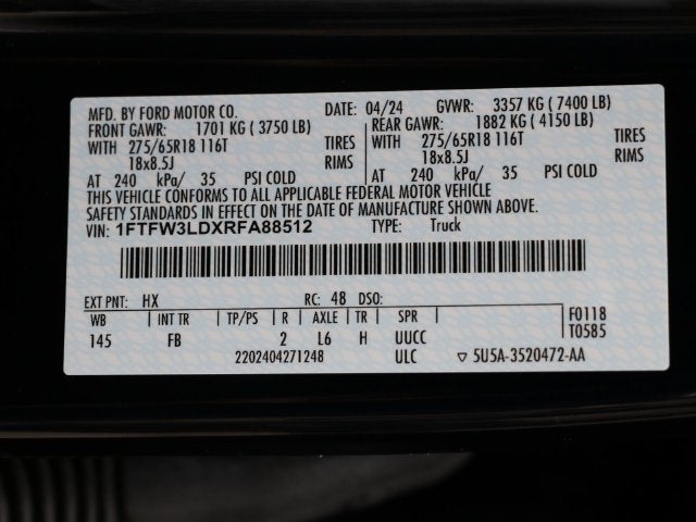 2024 Ford F-150 XLT