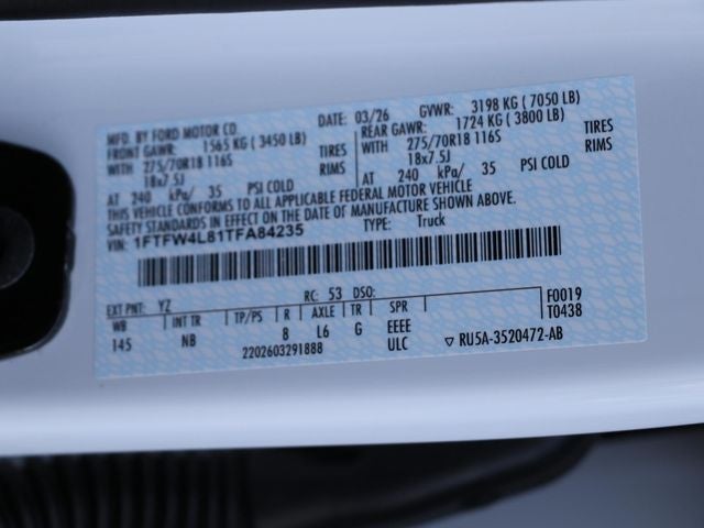 2026 Ford F-150 Tremor